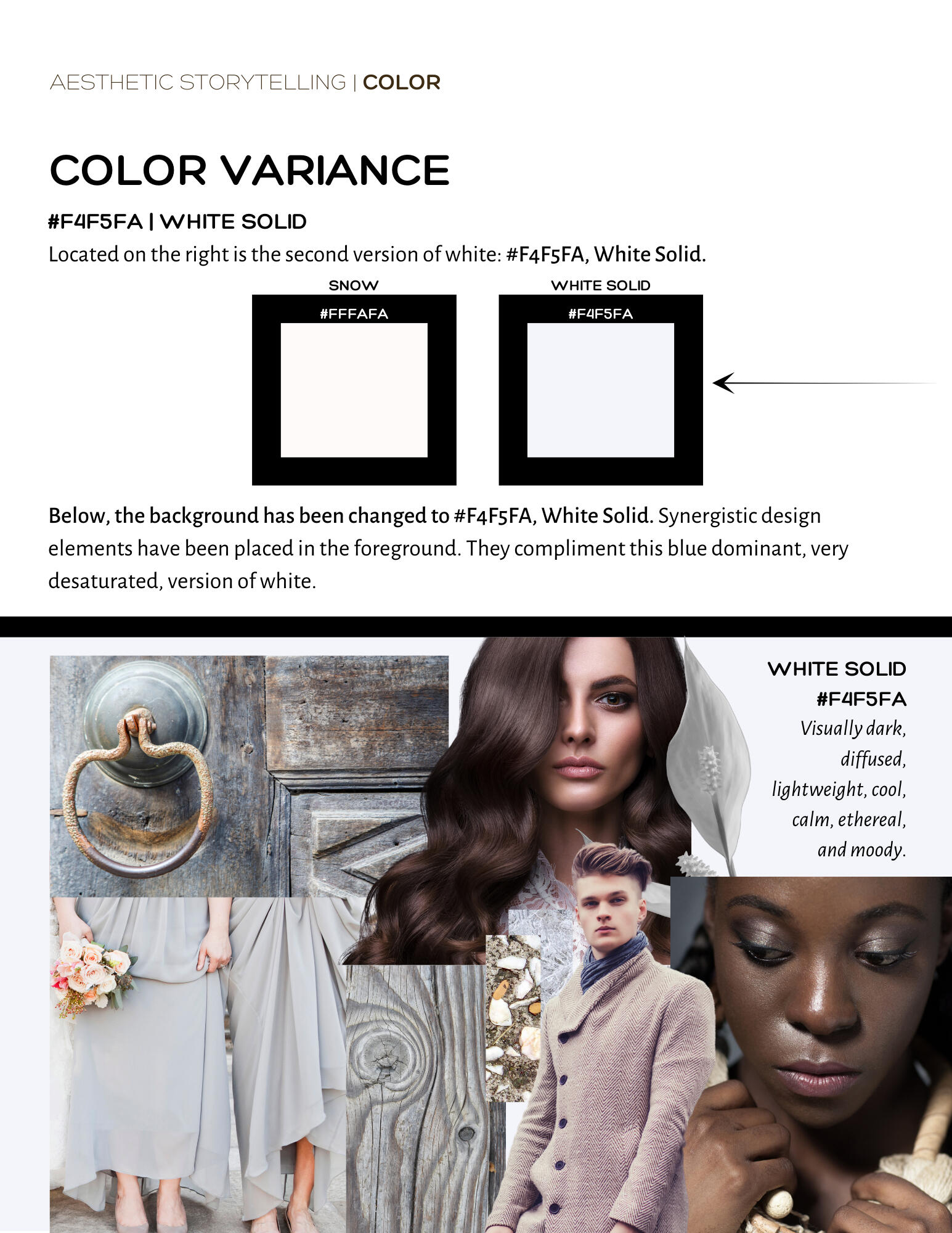 Thought Leadership &amp; Content Writing (all non AI), Design Layout (non AI), Mood Board Stock Photos &amp; Graphic Elements Selections (non AI).